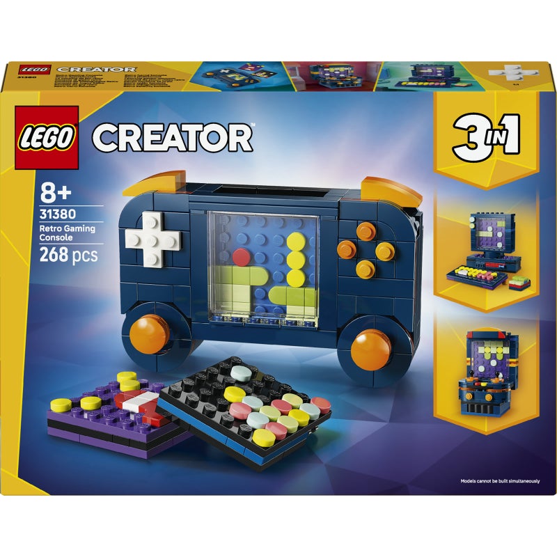 LEGO Creator 3-in-1 Retro Gaming Console 31380 Building Toy Set (268 Pieces) - Image 2